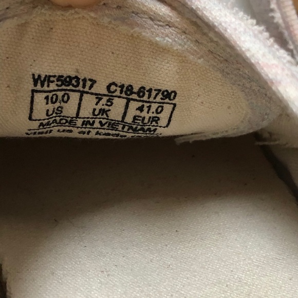 Keds sneakers in Champion Rainbow Jersey, size 10 - Picture 5 of 6